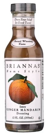 Brianna’s Saucy Ginger Mandarin Dressing 12 oz