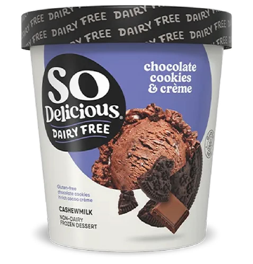 SO Delicious Chocolate Cookies ‘n Cream Cashew Milk Ice Cream 16 oz