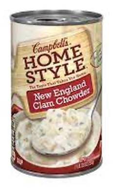 Campbell's Homestyle New England Clam Chowder 19 oz