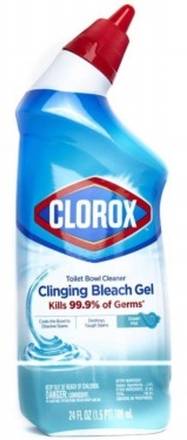 Clorox Toilet Bowl Cleaner with Clinging Bleach Gel 24 oz