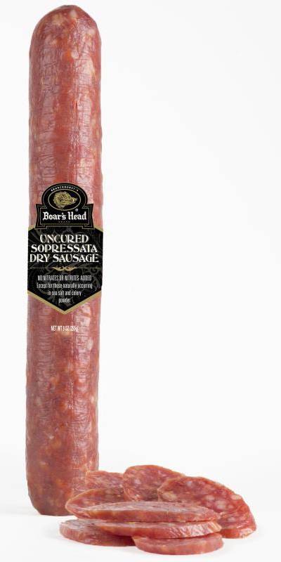 Boar's Head Uncured Sopressata Dried Sausage 9 oz