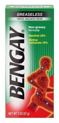 Bengay Greaseless Analgesic Cream