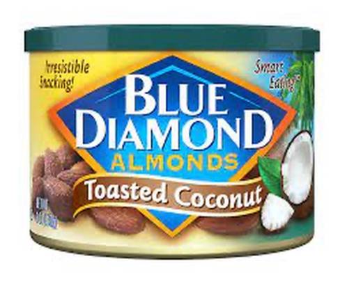 Blue Diamond Toasted Coconut Almonds 6 oz