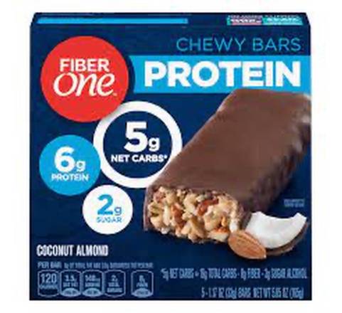 FiberOne Chewy Protein Bars Coconut Almond 5.85 oz
