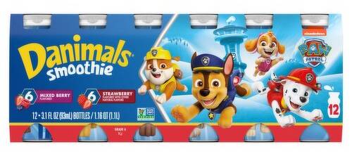 Danimals Smoothies Mixed Berry & Strawberry 12-3.1 oz