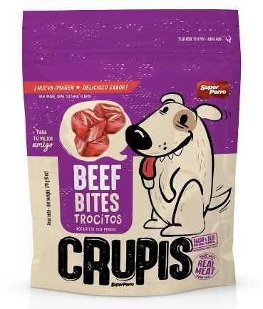 Crupis Beef Bites Dog Treats 6 oz
