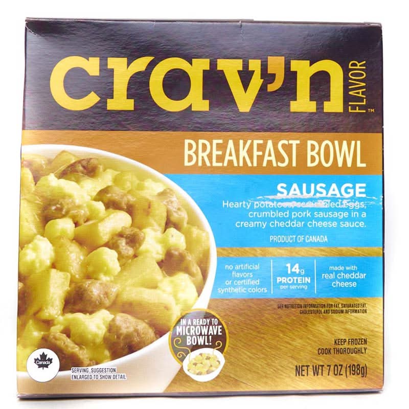 Crav'n Flavor Breakfast Bowl – Sausage (7 oz)