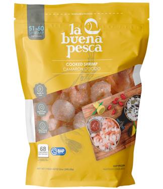 La Buena Pesca Cooked Shrimp 51-60 12 oz