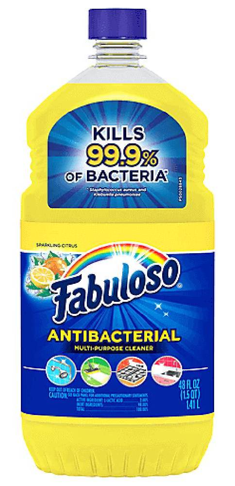 Fabuloso Antibacterial Sparkling Citrus 48 oz
