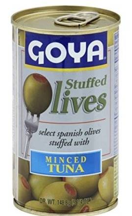 Goya Stuffed Olives Minced Tuna 5.25 oz