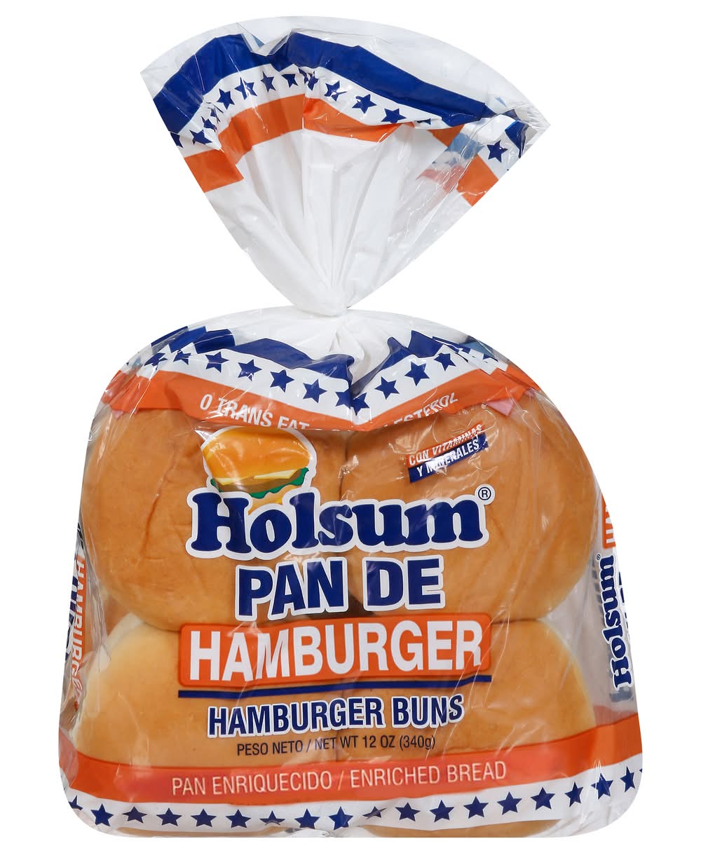 Holsum Pan de Hamburger 12 oz