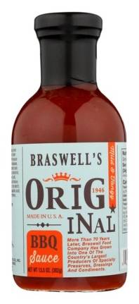 Braswell's Original BBQ Sauce 12.5 0z
