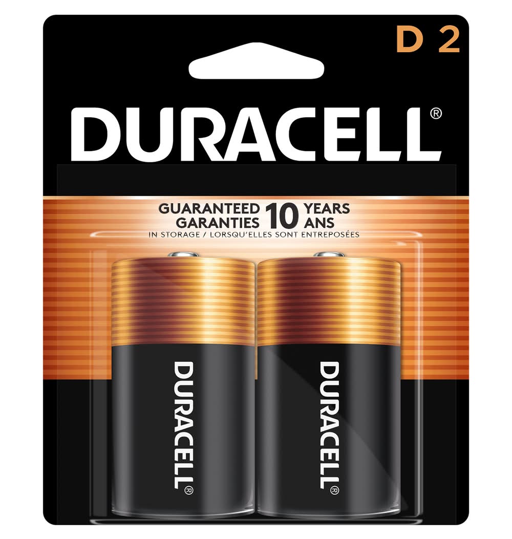 Duracell Batteries D 2 ct