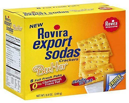 Rovira Export Sodas Butter Crackers 9 oz