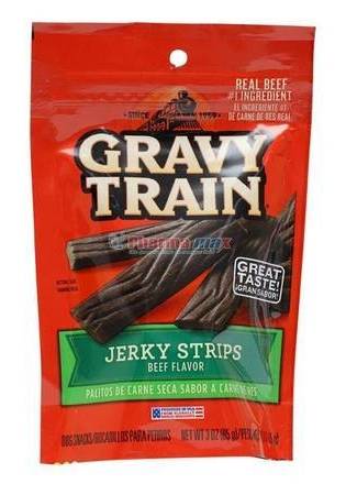 Gravy Train Jerky Strips Beef Flavor  3 oz