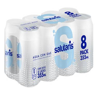 Salutaris Sparkling Water 8-12 oz