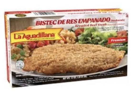 La Aguadillana Bistec de Res Empanado 13 oz