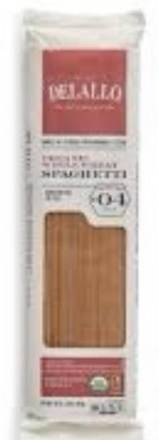 DeLallo Organic Whole Wheat Pasta Spaghetti No. 4 16 oz