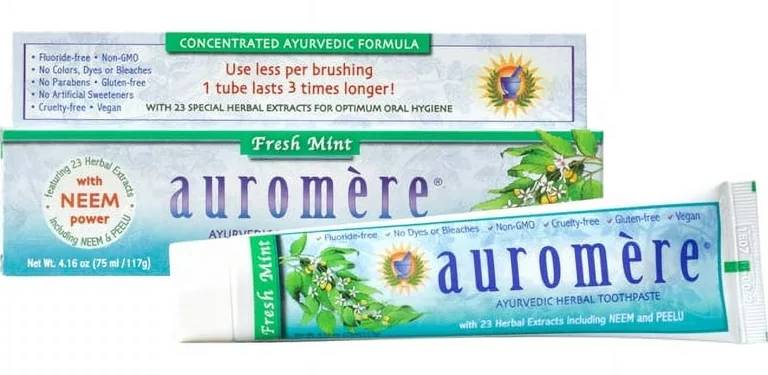Auromere Ayurvedic Herbal Toothpaste 4.16 oz