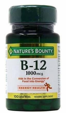 Nature’s Bounty B-12 1000mg 100 ct