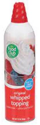 Food Club Original Whipped Topping 13 oz