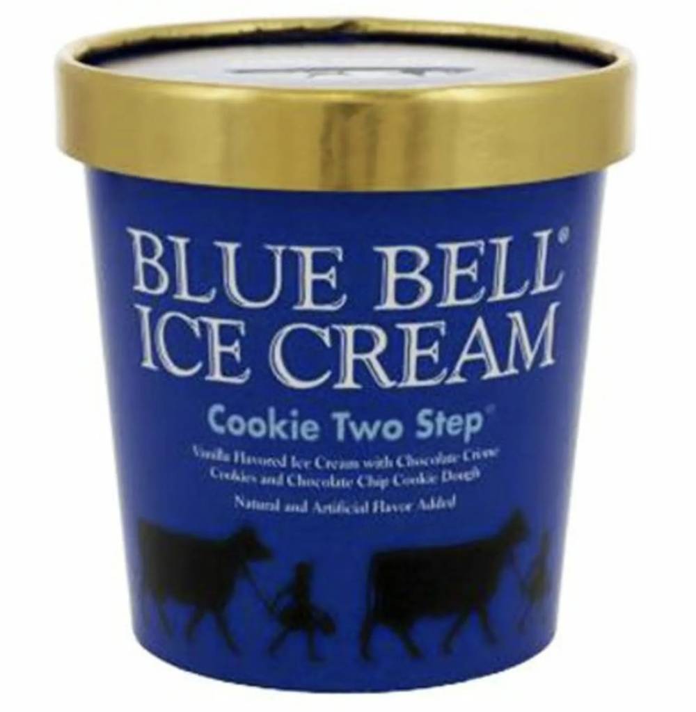 Blue Bell Ice Cream Cookie Two Step 16 oz
