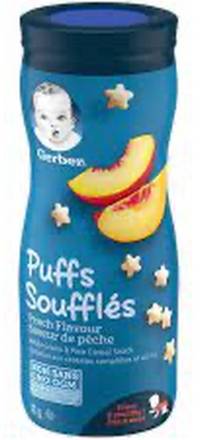 Gerber Puffs Peach