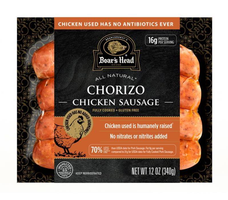 Boar's Head Chorizo Chicken Sausage 12 oz