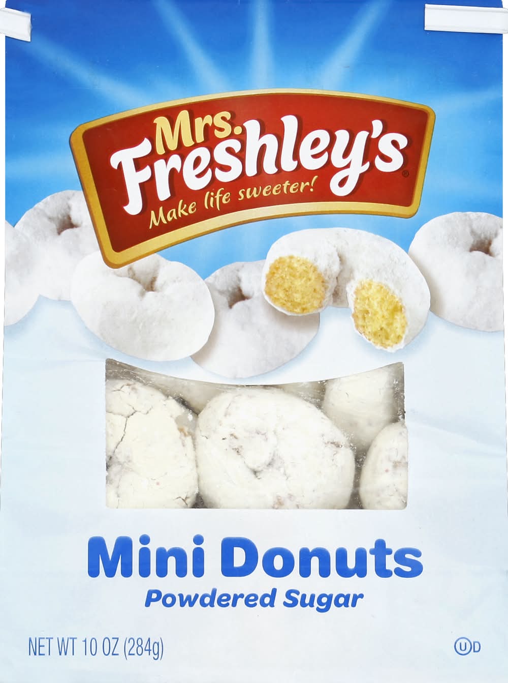 Mrs. Freshley’s Powdered Sugar Mini Donuts 10 oz