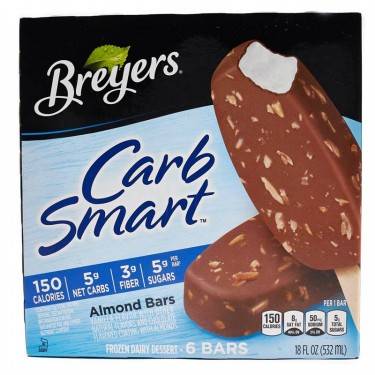 Breyer’s Carb Smart Almond Bars 6 ct