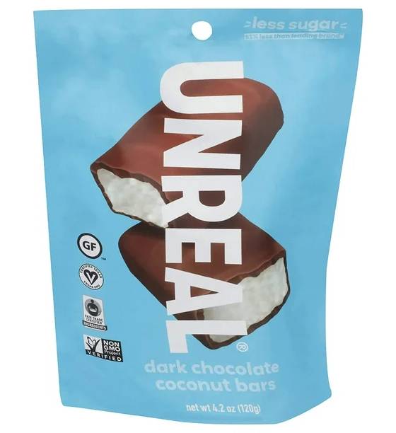 Unreal Dark Chocolate Coconut Bars 4.2 oz