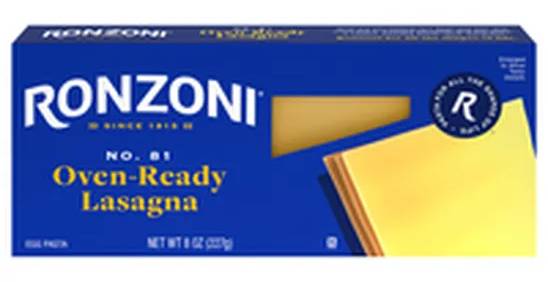 Ronzoni Oven-Ready Lasagna No. 81 8 oz