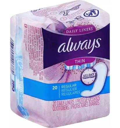 Always All-Day Regular Pantiliners 20 ct