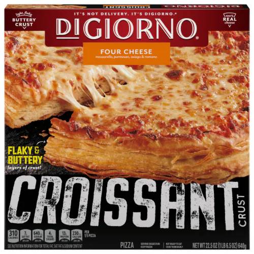 DiGiorno Croissant Crust Pizza Four Cheese 25.3 oz
