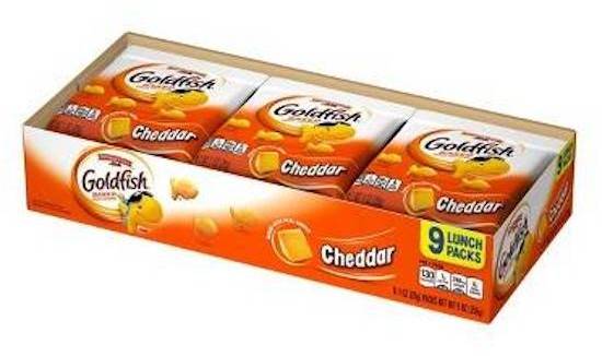 Pepperidge Farm Goldfish Cheddar Snack Pack 9 ct