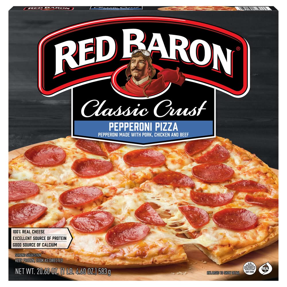 Red Baron Classic Crust Pepperoni Pizza 20.6 oz