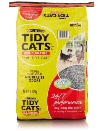 Tidy Cats Multiple Cats Non-Clumping 24/7 Litter 10 lbs