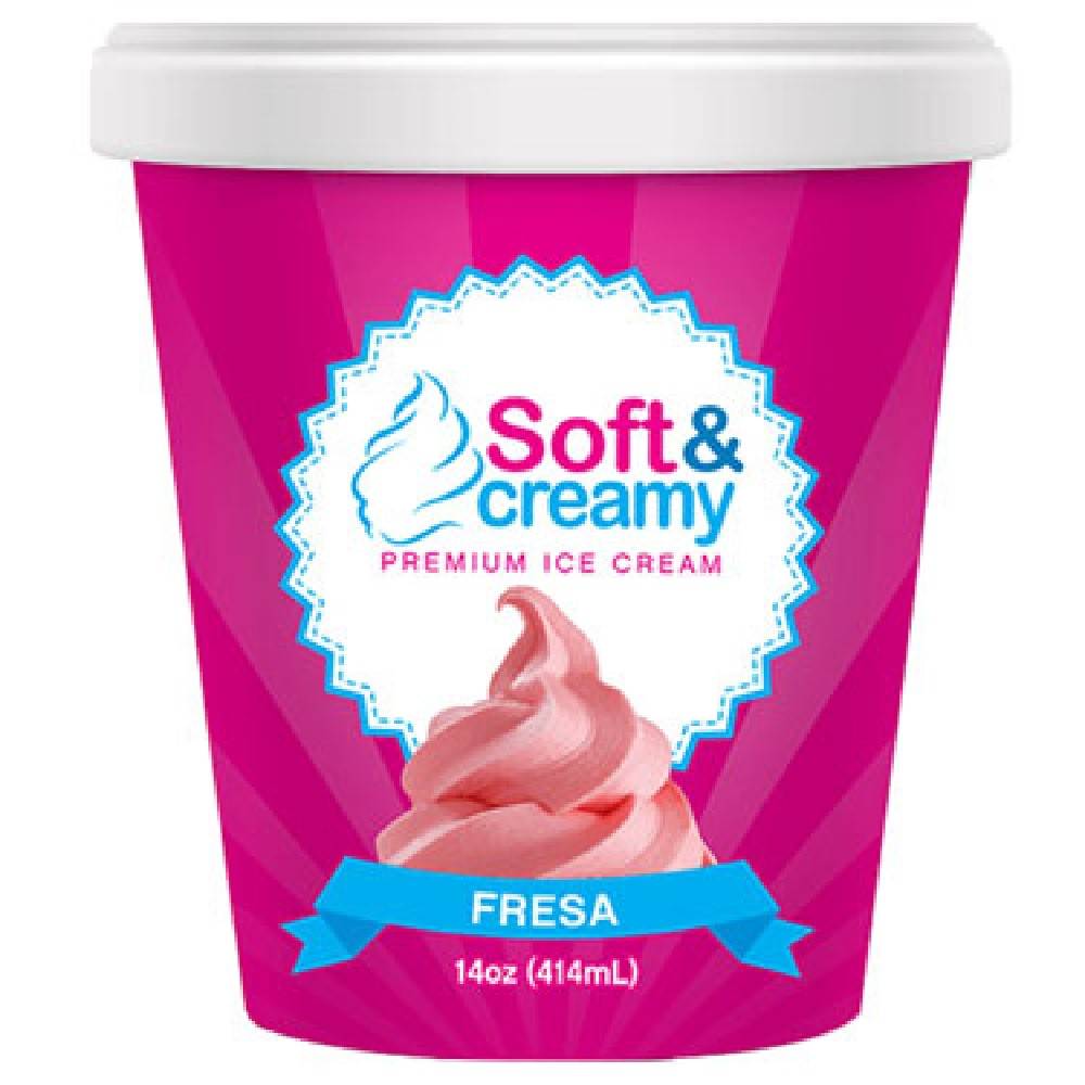 Soft & Creamy Fresa 14 oz
