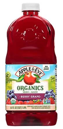 Apple & Eve Organics Berry Grape 64 oz