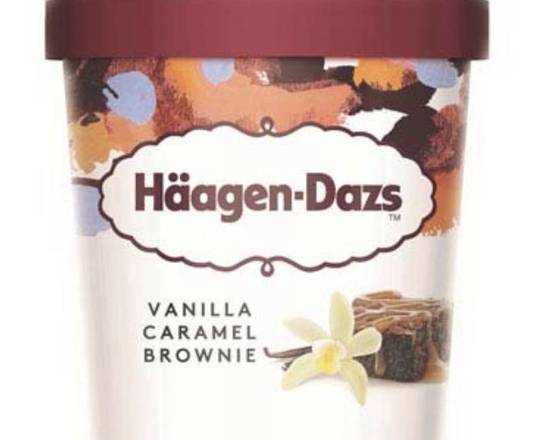 Haagen Dazs Vanilla Caramel Brownie Ice Cream 1 pt