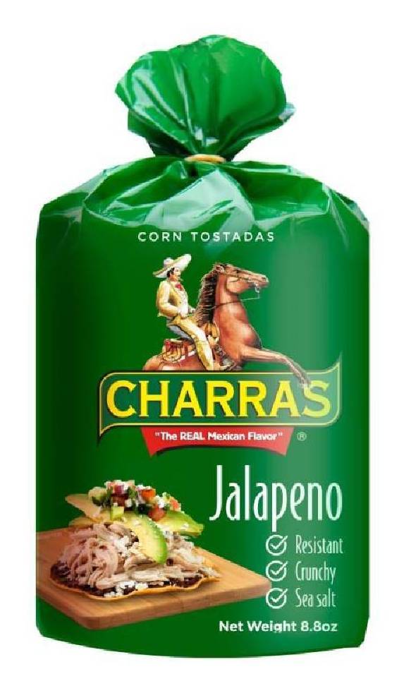 Charras Corn Tostadas Jalapeño 8.8 oz