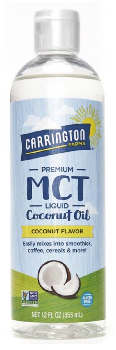 Carrington Farms MCT Liquid Coconut Oil 12 oz 