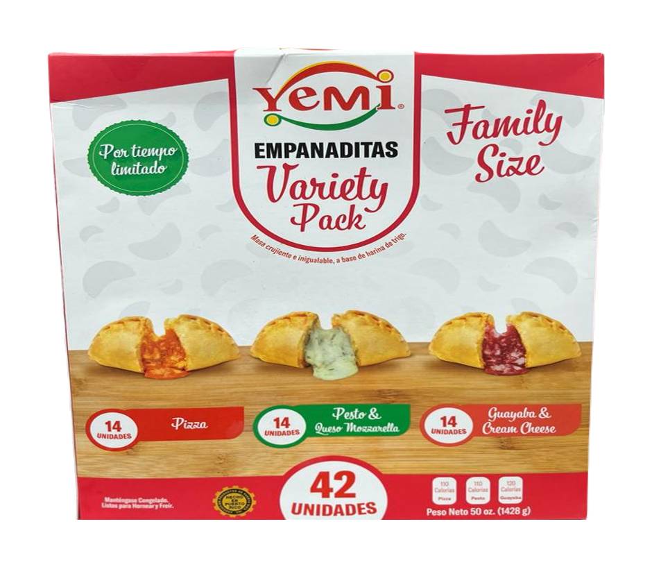Yemi Empanaditas Variety Pack 42 ct
