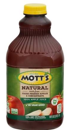 Mott’s Natural Apple Juice 64 oz