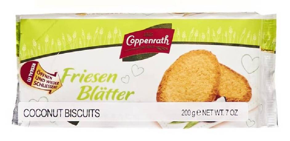 Coppenrath Friesen Coconut Biscuits 7 oz