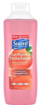 Suave Essentials Sun-Ripened Strawberry Energizing Shampoo 30 oz