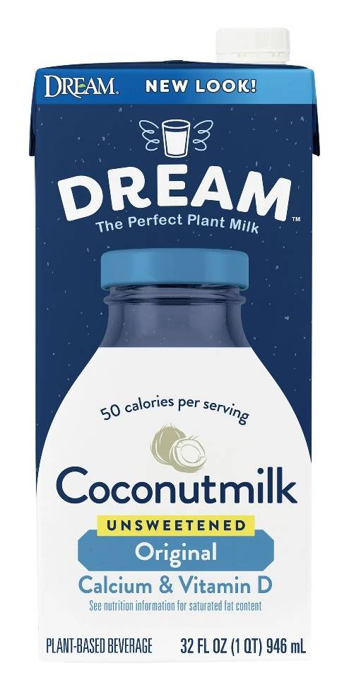 Dream Original Coconut Milk Unsweetened UHT 32 oz
