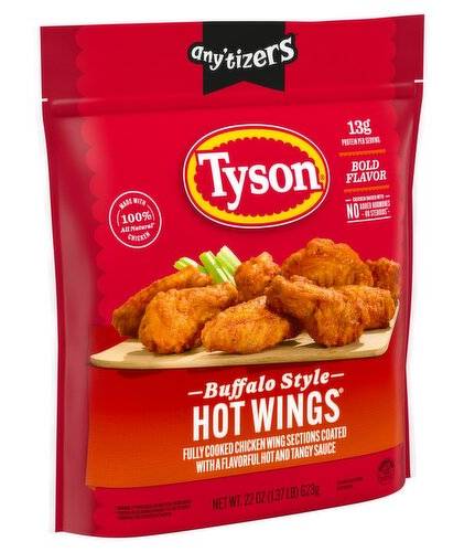Tyson Any’tizers Buffalo Style Hot Wings 22 oz