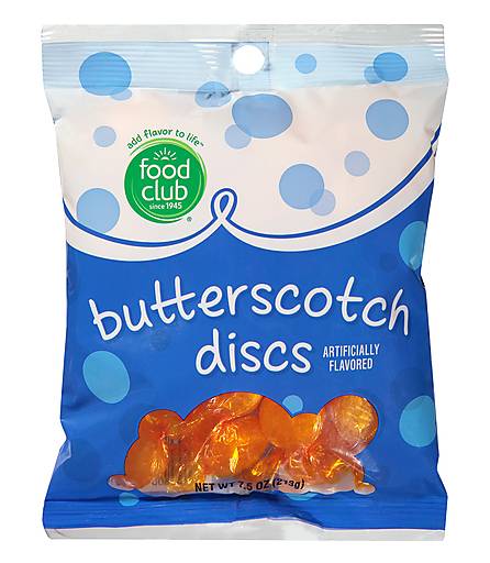 Food Club Butterscotch Discs 7.5 oz