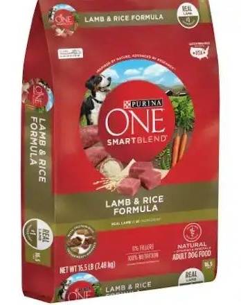 Purina One Lamb & Rice Dog Food 16.5 lbs